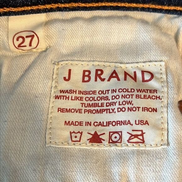 J Brand Cigarette Leg Blue Denim Jeans Size 27 - Picture 9 of 11